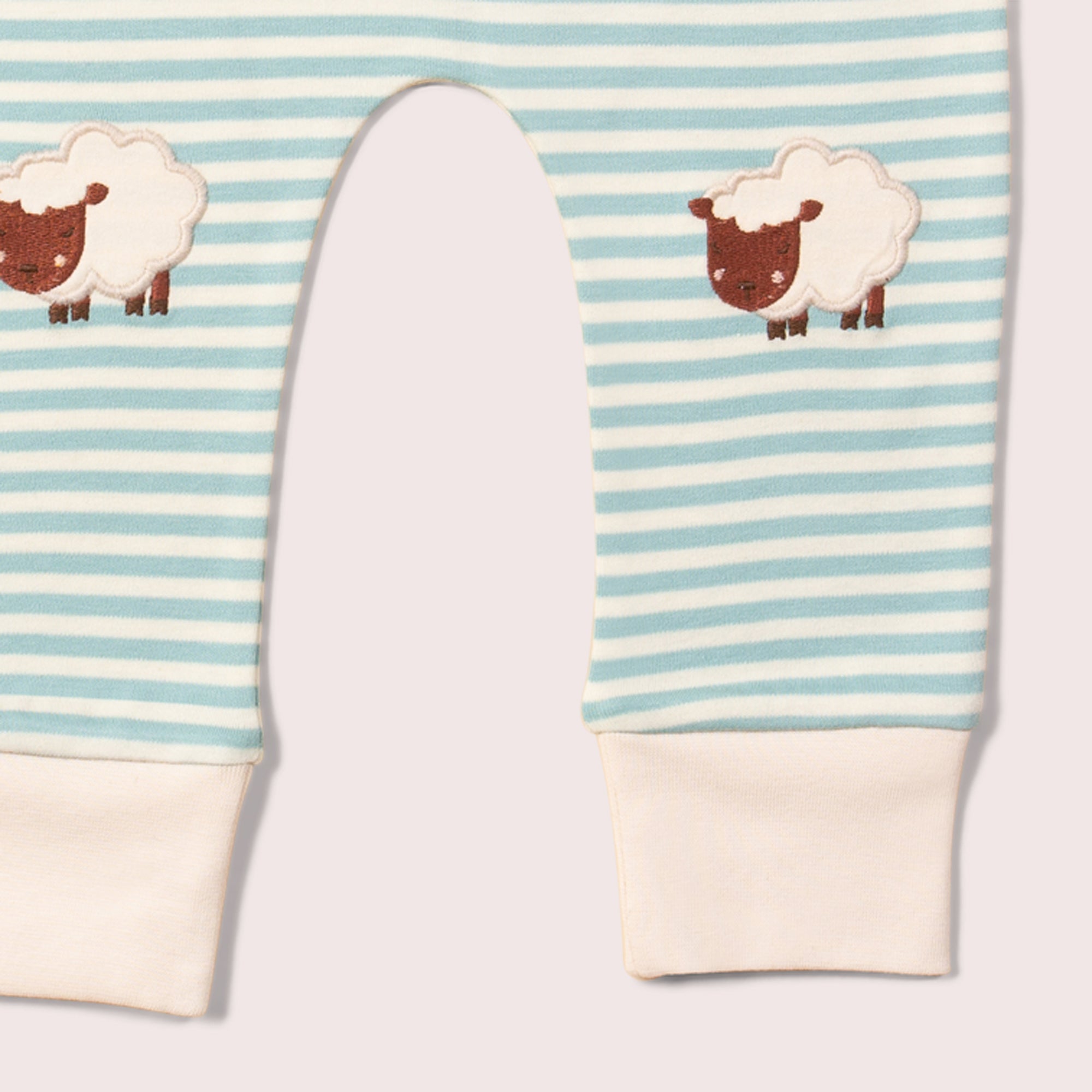 Counting Sheep Knee Patch Striped Joggers