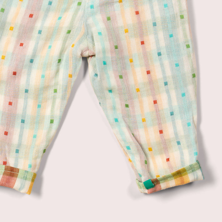 Rainbow Double Cloth Reversible Pull On Trousers