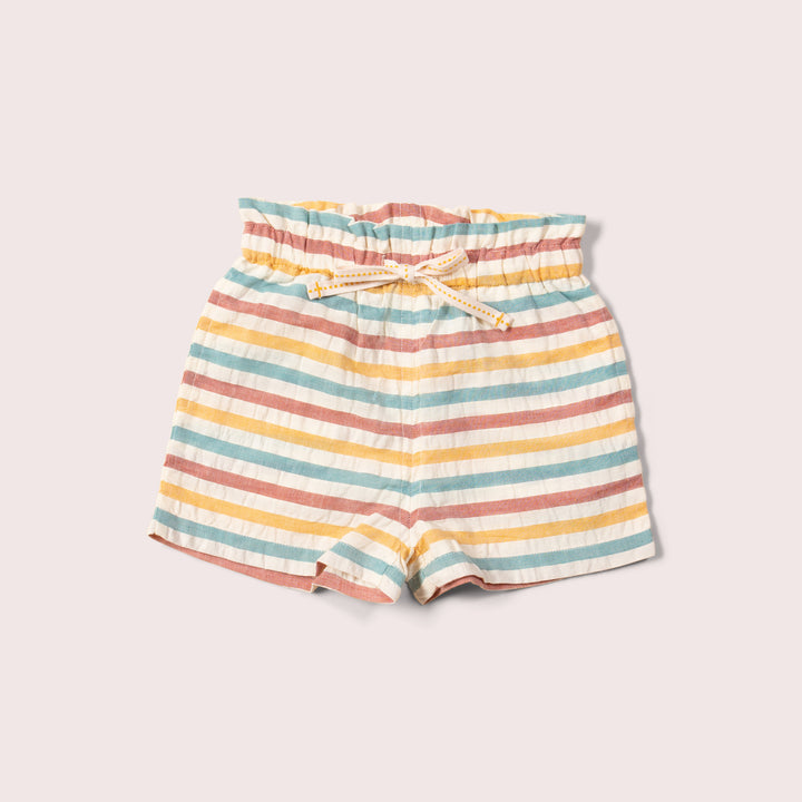 Walnut Striped By The Sea Seersucker Shorts