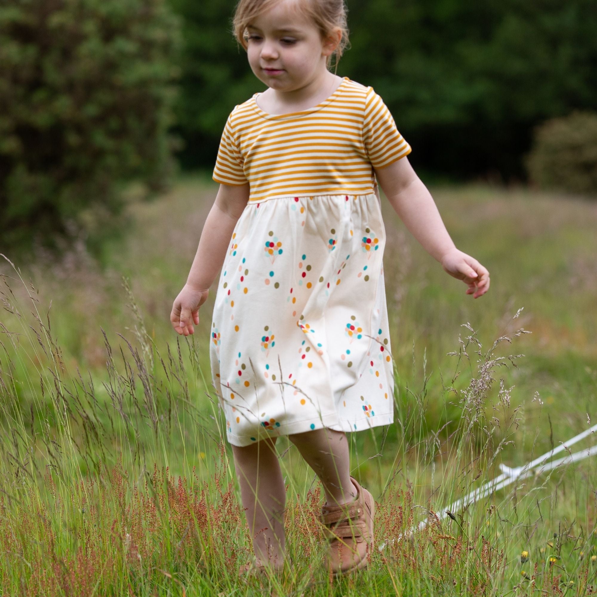 Rainbow Balloons Easy Peasy Summer Dress