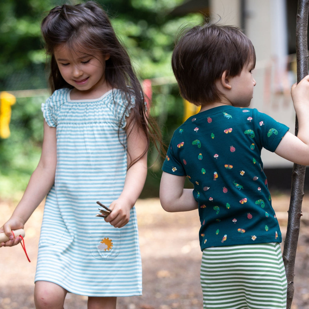 Powder Blue Frill Dress