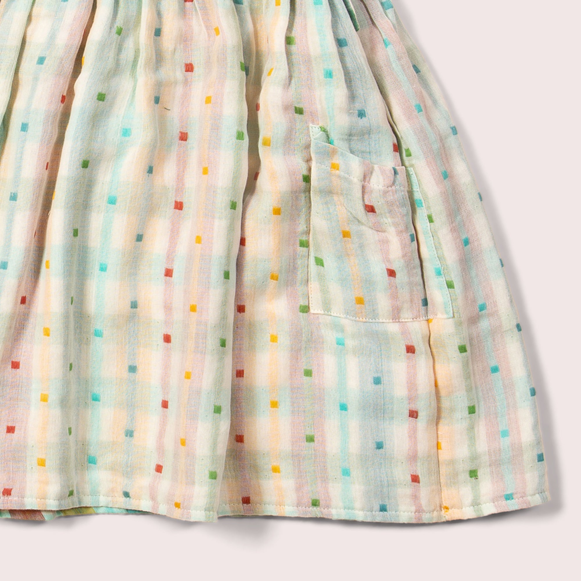 Rainbow Reversible Pinny Dress