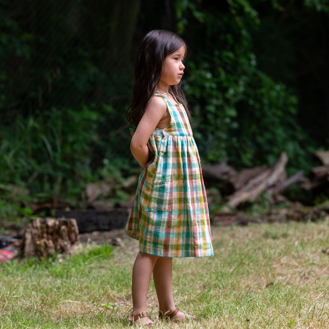 Rainbow Reversible Pinny Dress