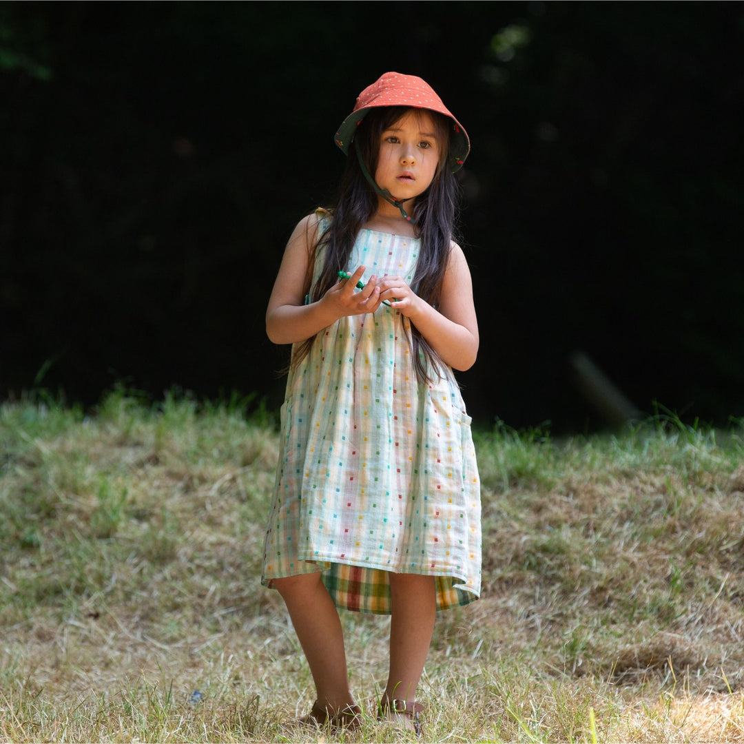 Rainbow Reversible Pinny Dress