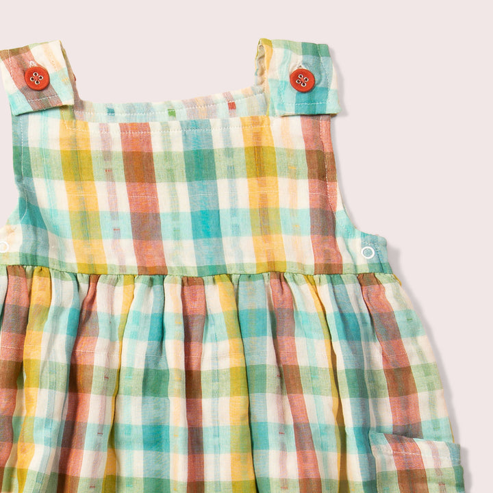 Rainbow Reversible Pinny Dress