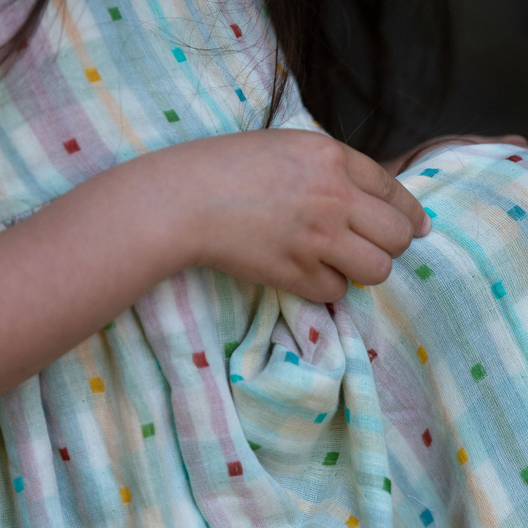 Rainbow Reversible Pinny Dress