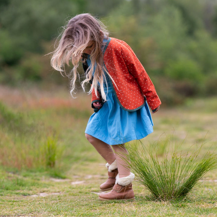 Blue Moon Pinafore Button Dress