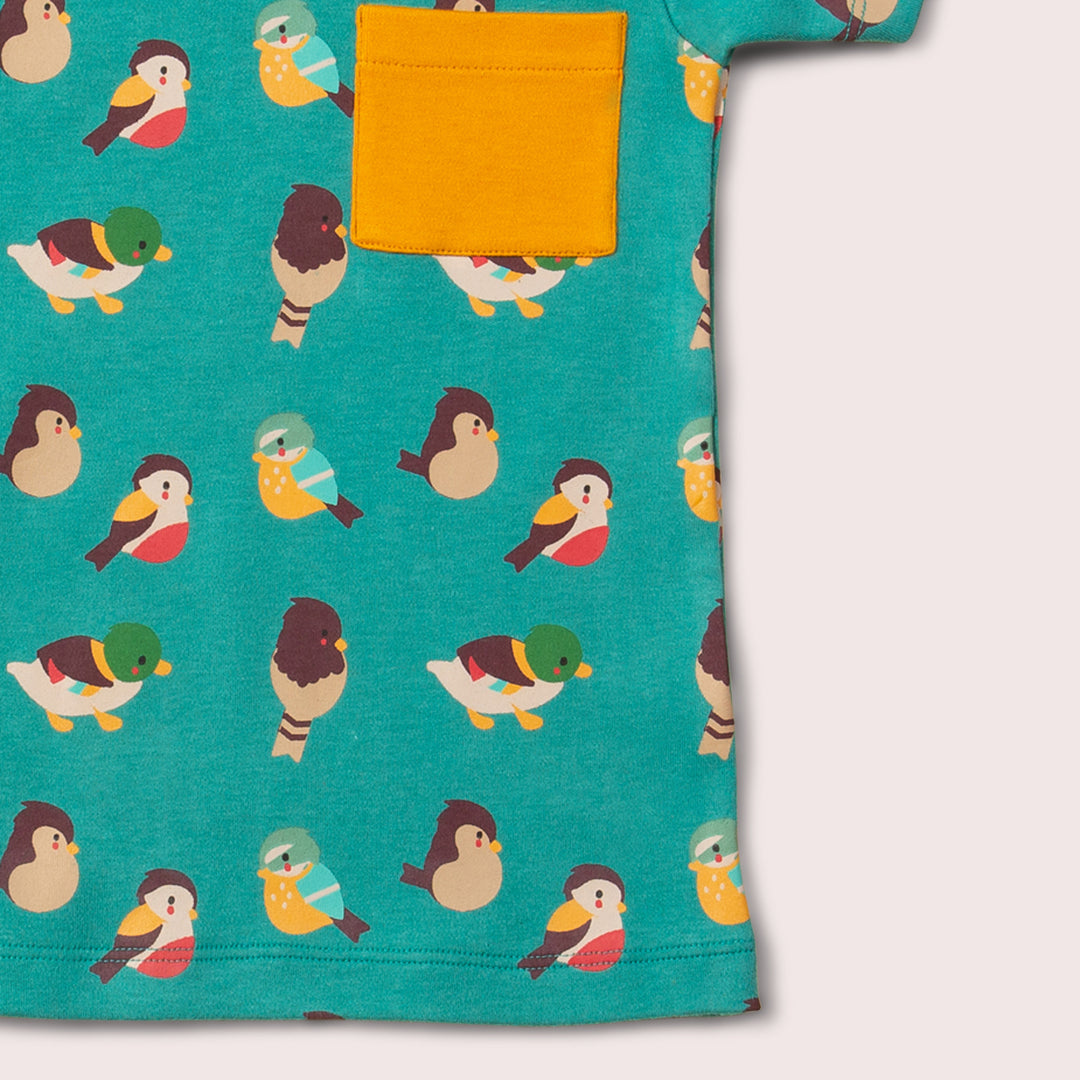 Garden Birds Organic T-Shirt & Jogger Playset