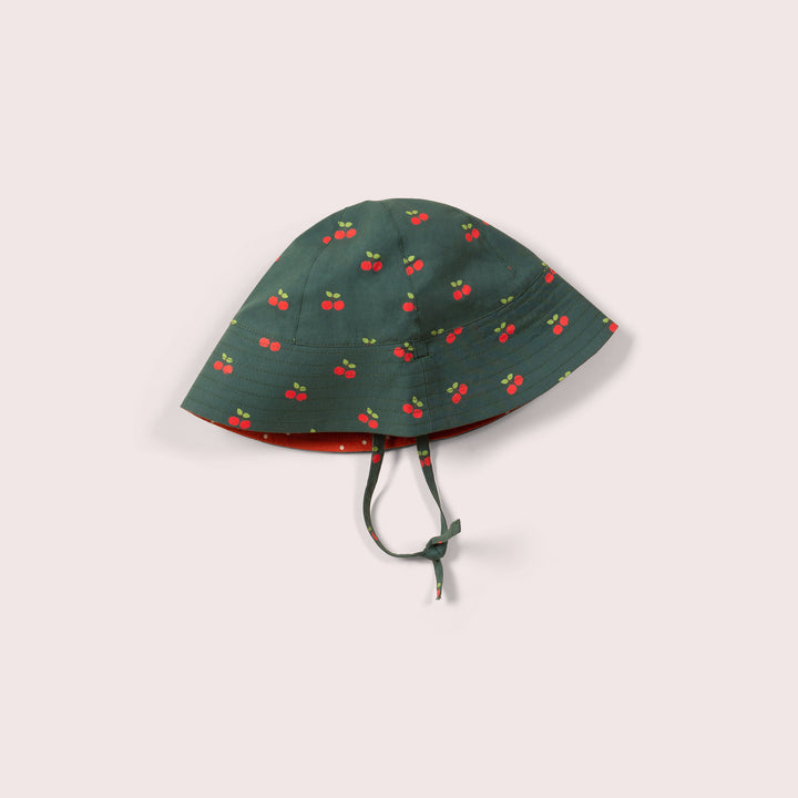 Olive Cherries Reversible Sunhat