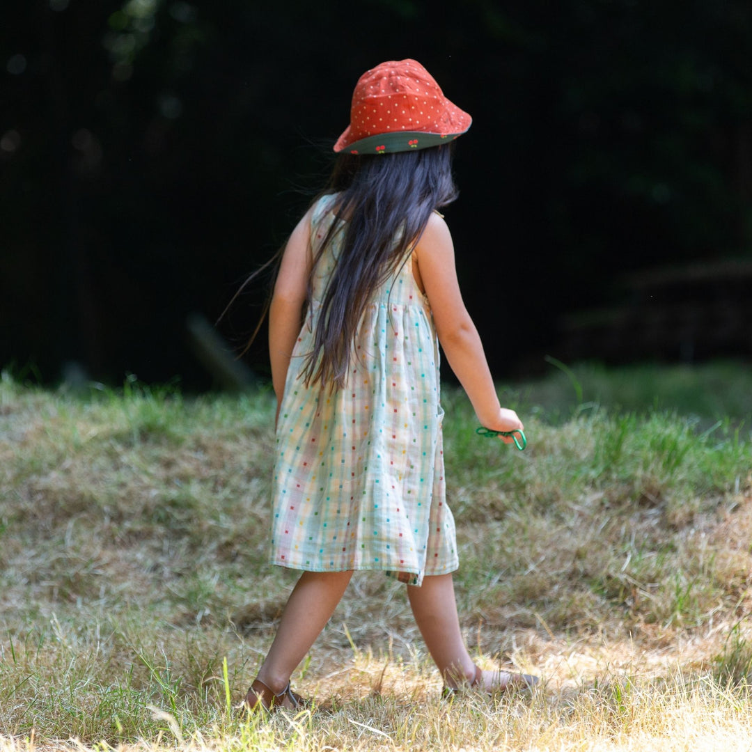 Olive Cherries Reversible Sunhat