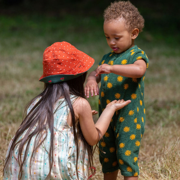 Olive Cherries Reversible Sunhat