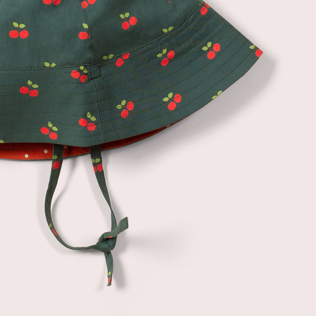 Olive Cherries Reversible Sunhat