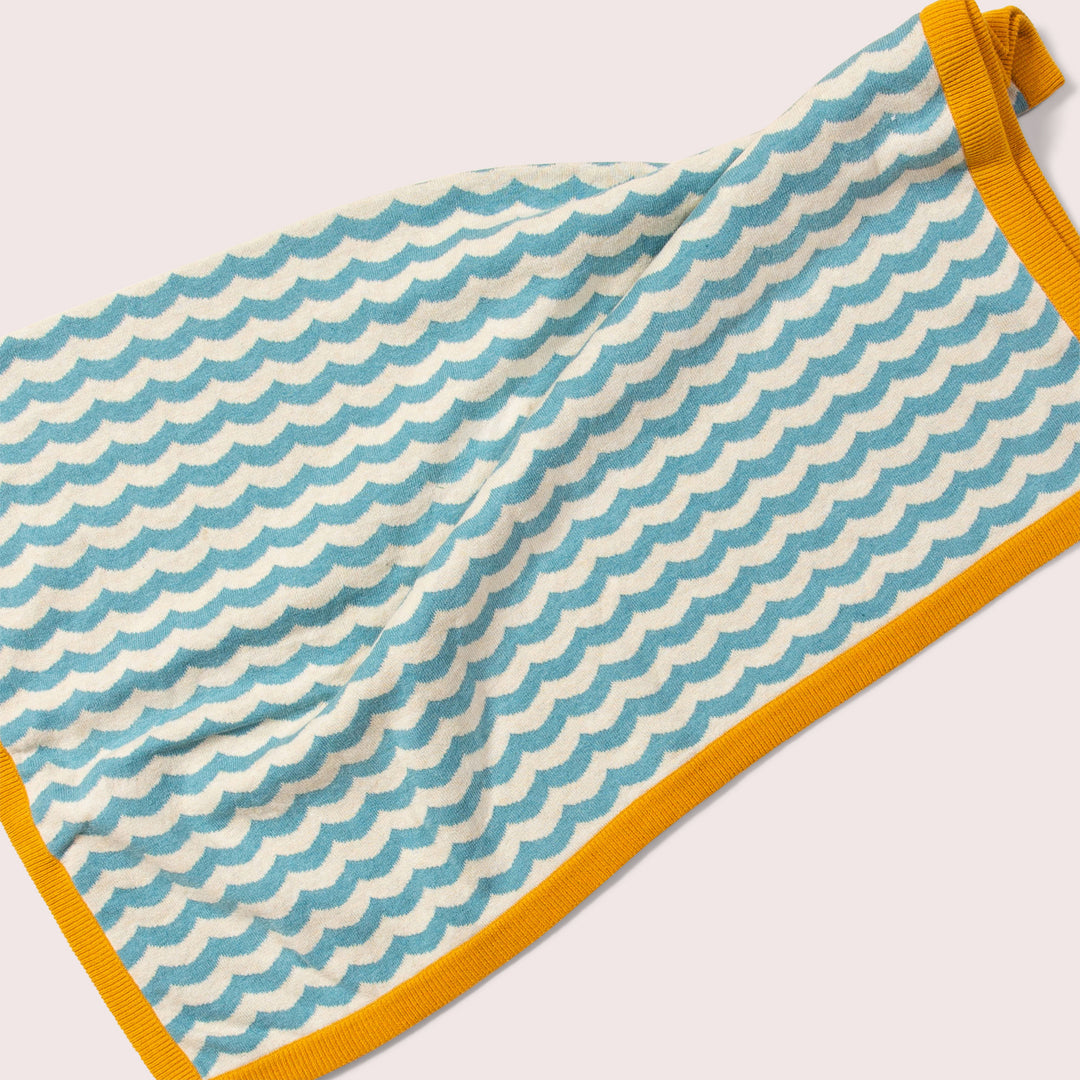 Sail Away Soft Knitted Baby Blanket