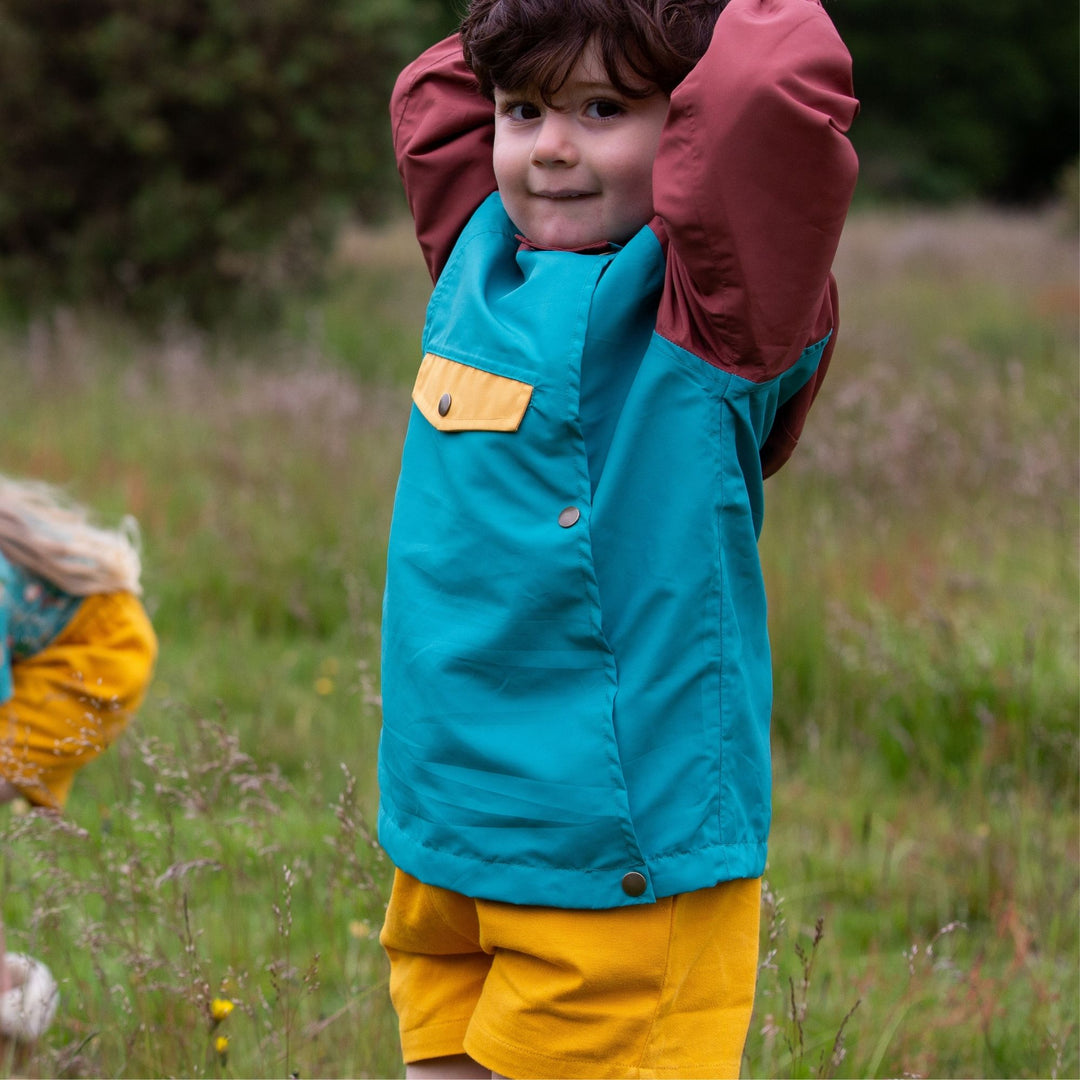 Teal Recycled Waterproof Anorak