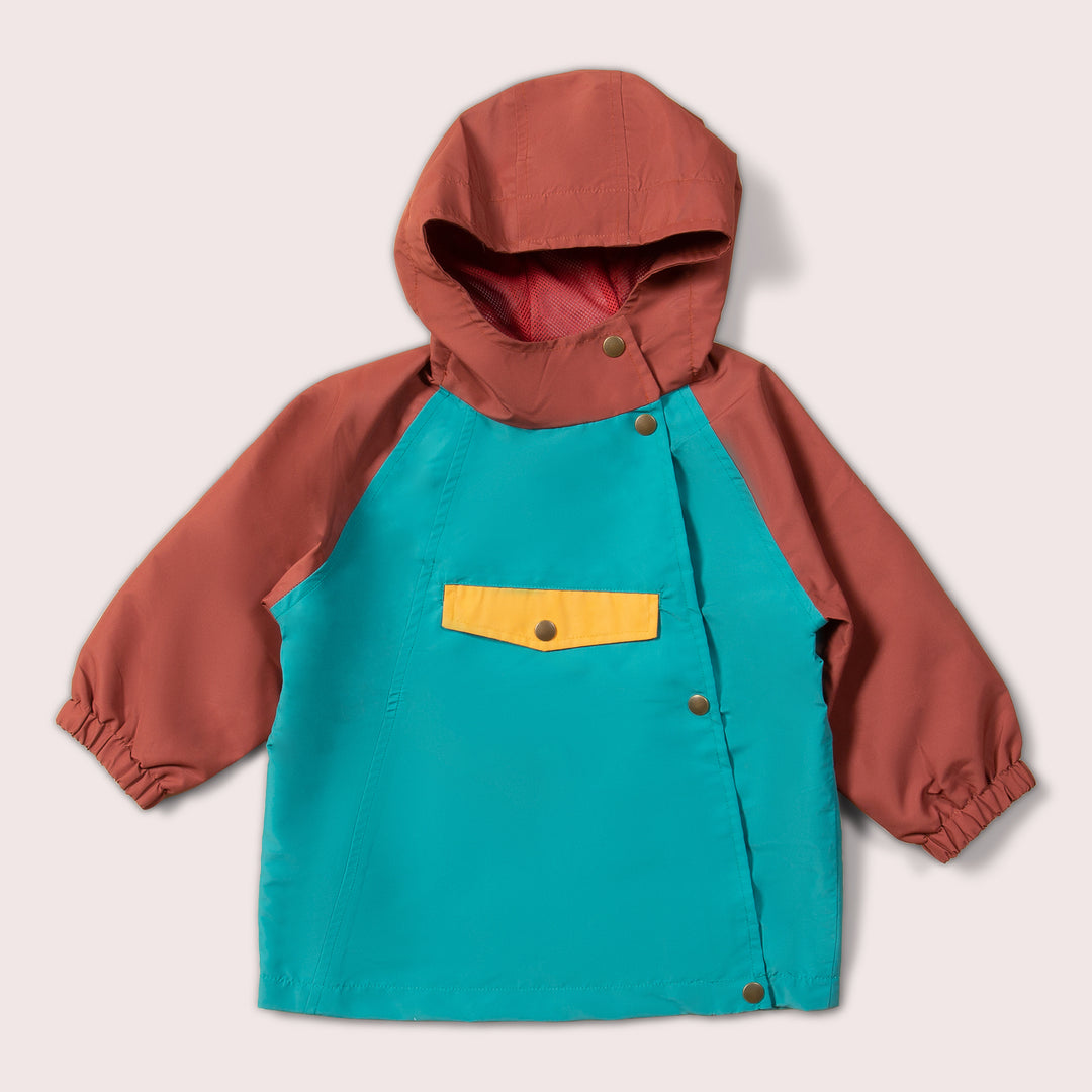 Teal Recycled Waterproof Anorak