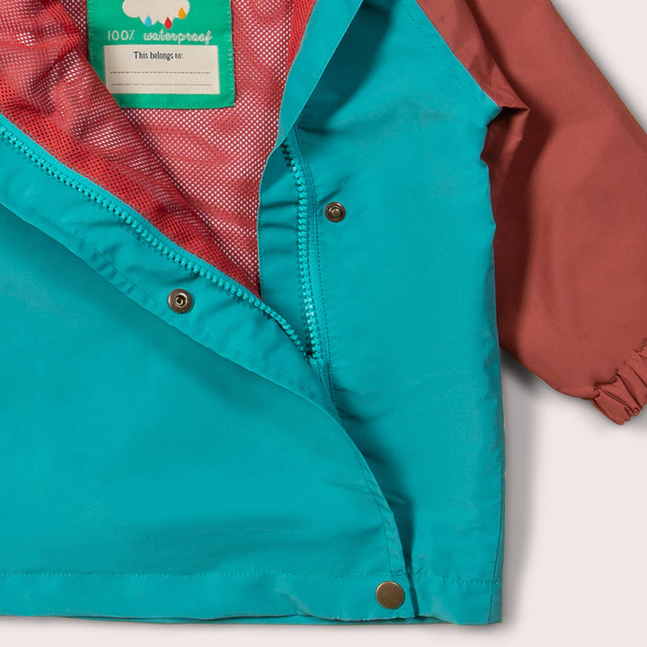 Teal Recycled Waterproof Anorak