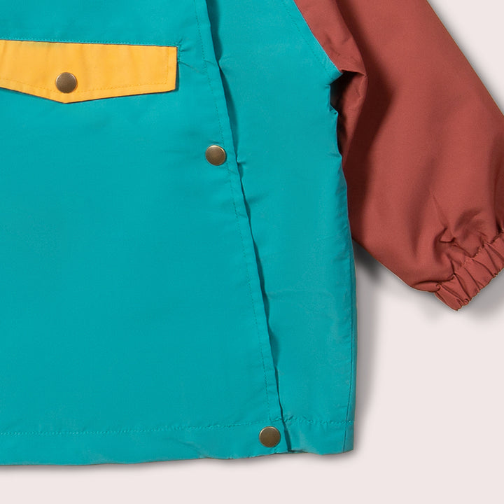 Teal Recycled Waterproof Anorak