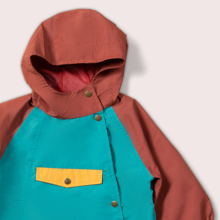 Teal Recycled Waterproof Anorak