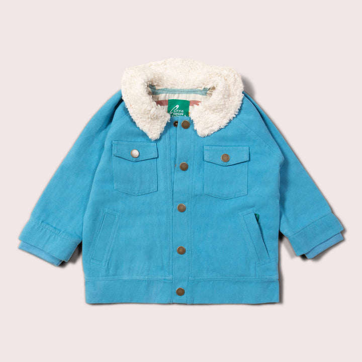 Blue Moon Sherpa Collar Twill Adventure Jacket