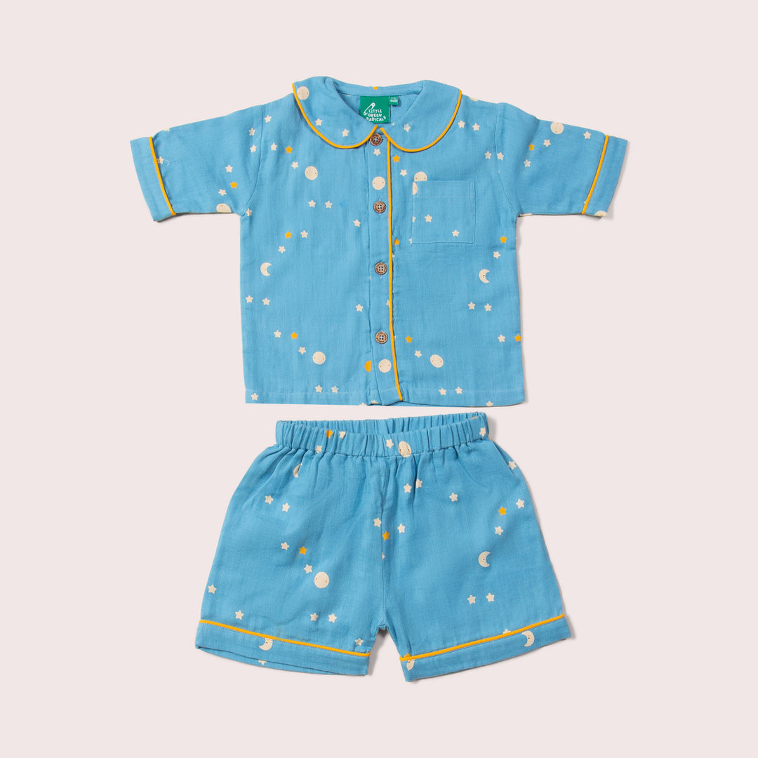 Dusk Button Through Pyjama Short Set