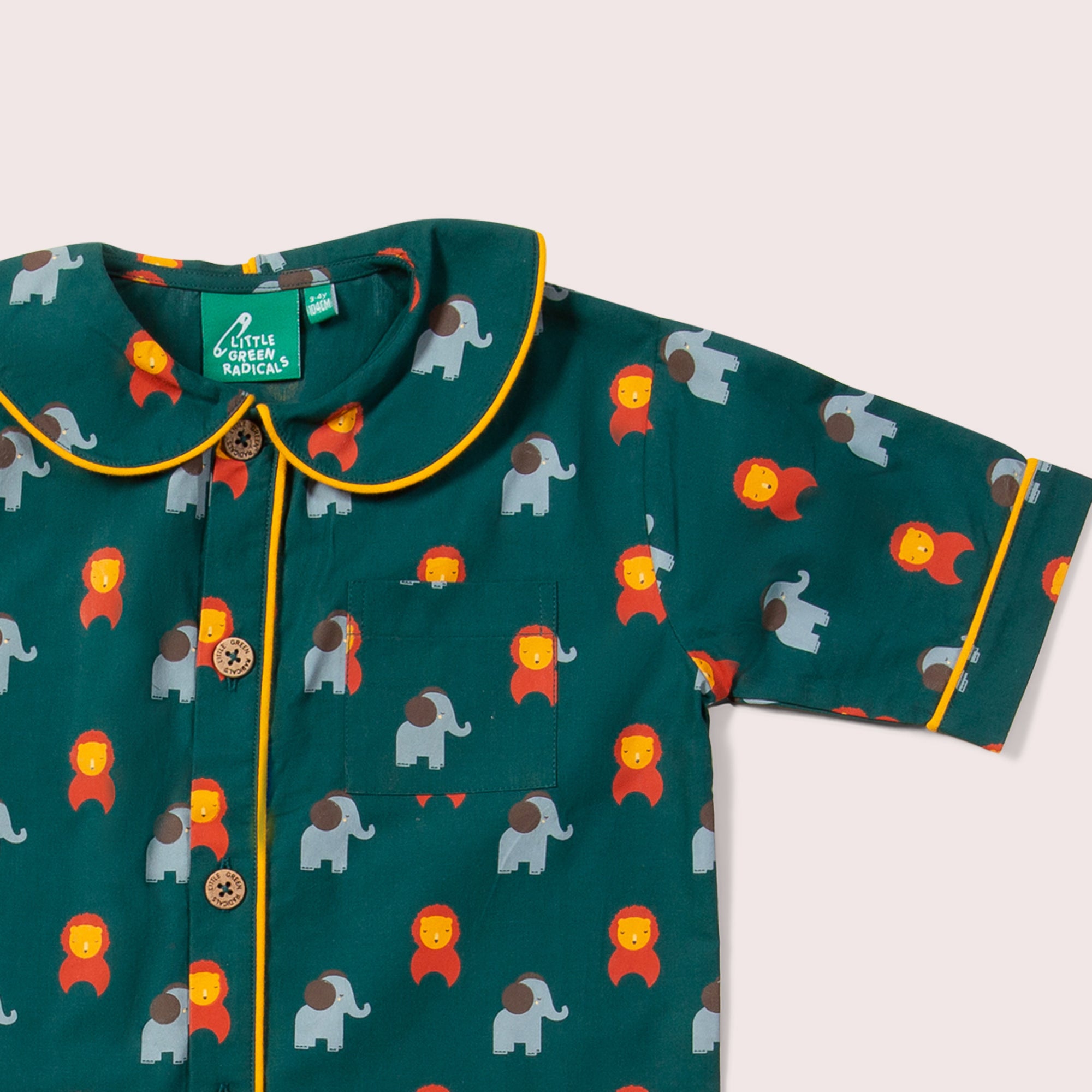 Wild Button Through Pyjama Short Set NOT AVAILABLE for USA/AUS/CAN