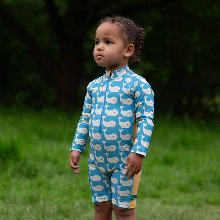 Blue Whales UPF 50 Recycled Sunsafe Sunsuit