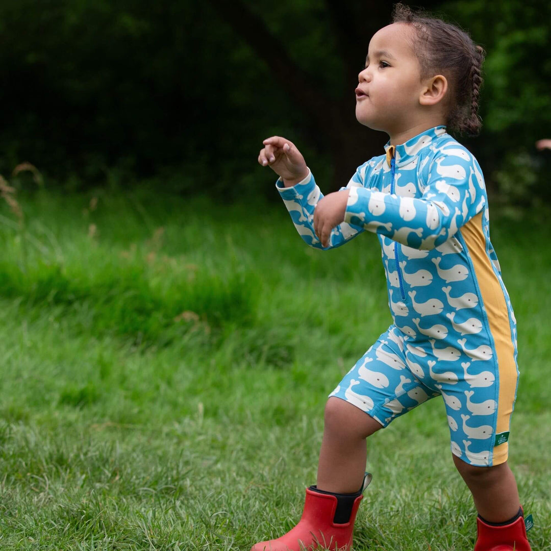 Blue Whales UPF 50 Recycled Sunsafe Sunsuit