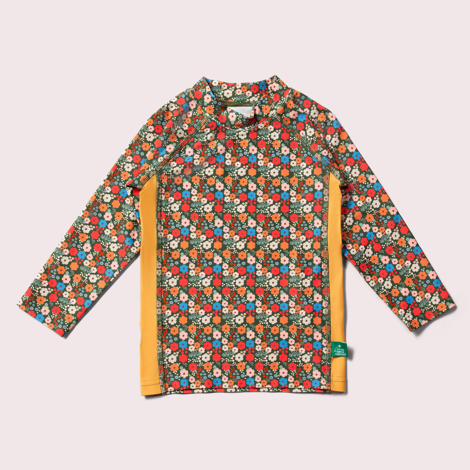 Vintage Flowers UPF 50 Sunsafe Long Sleeve Rash Vest