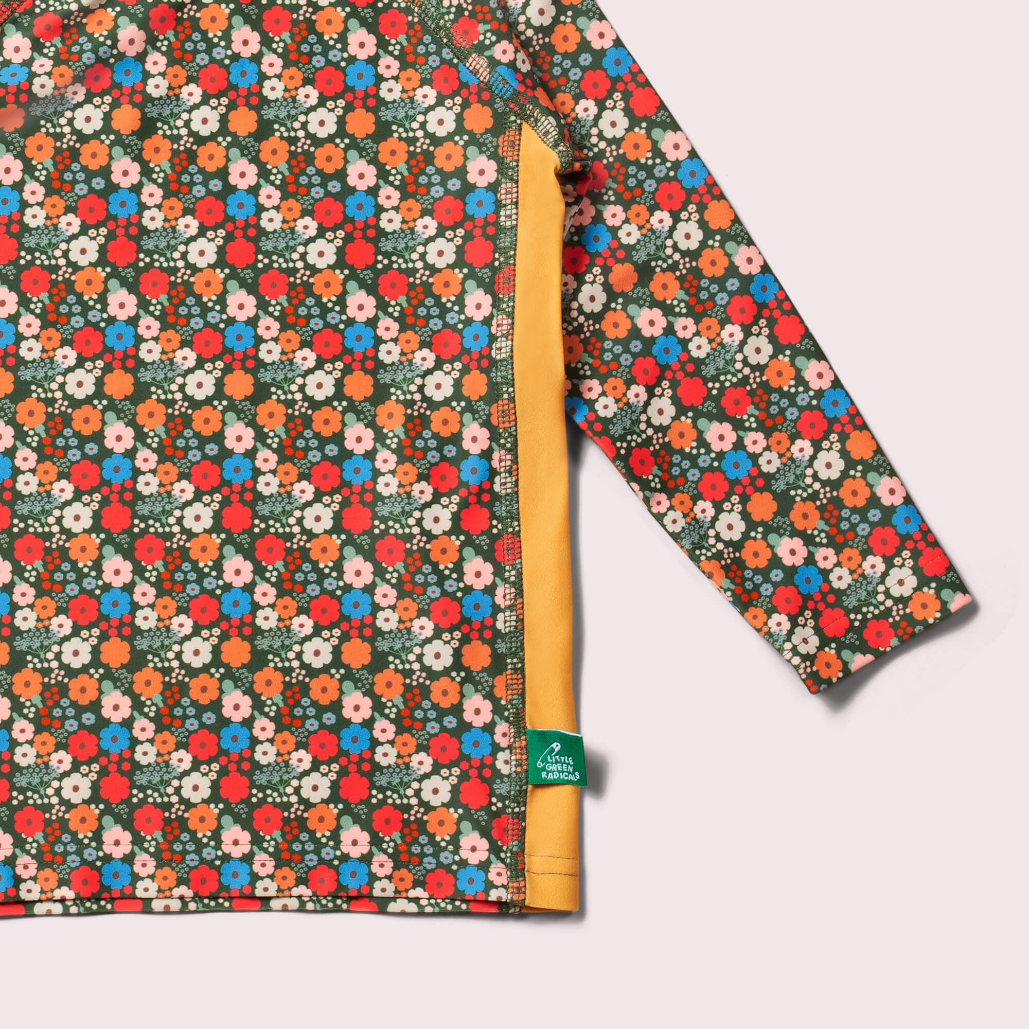 Vintage Flowers UPF 50 Sunsafe Long Sleeve Rash Vest