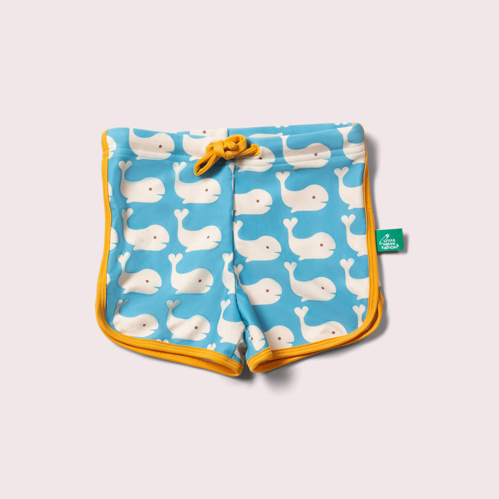 Blue Whales Recycled Swim Shorts