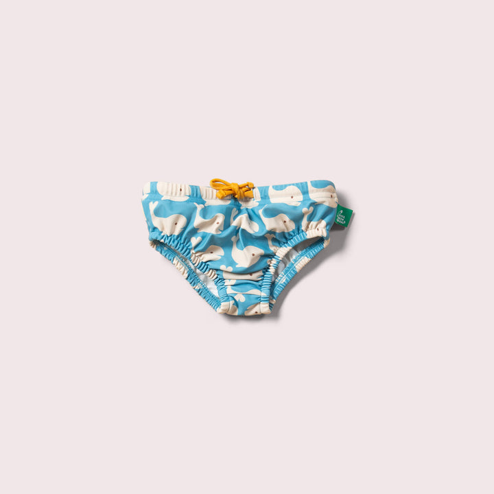 Blue Whales Reusable Swimming Nappy