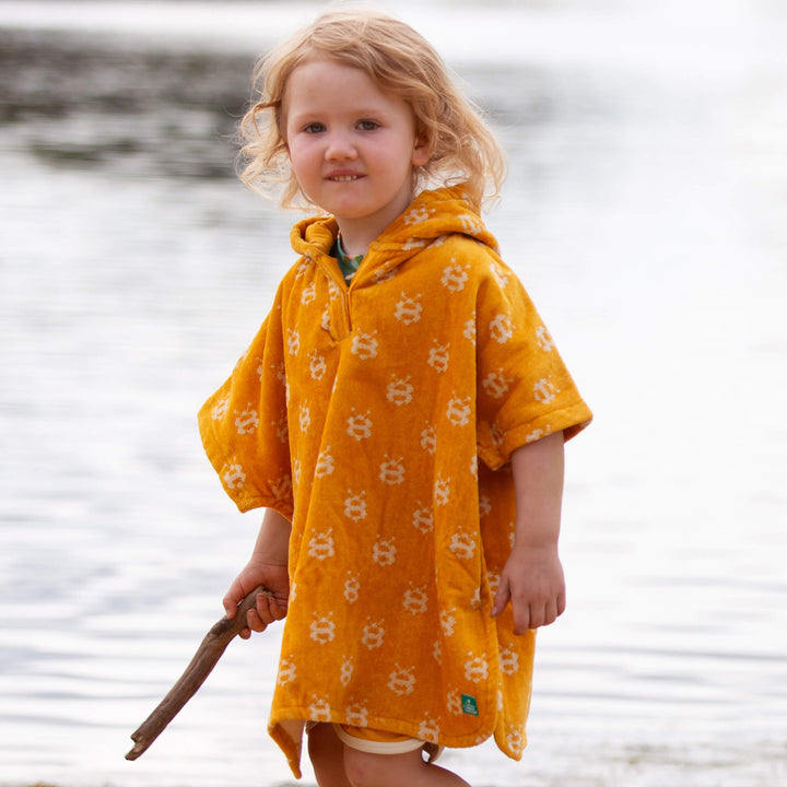 Bees Babies Hooded Beach Poncho Bees / 12-24m