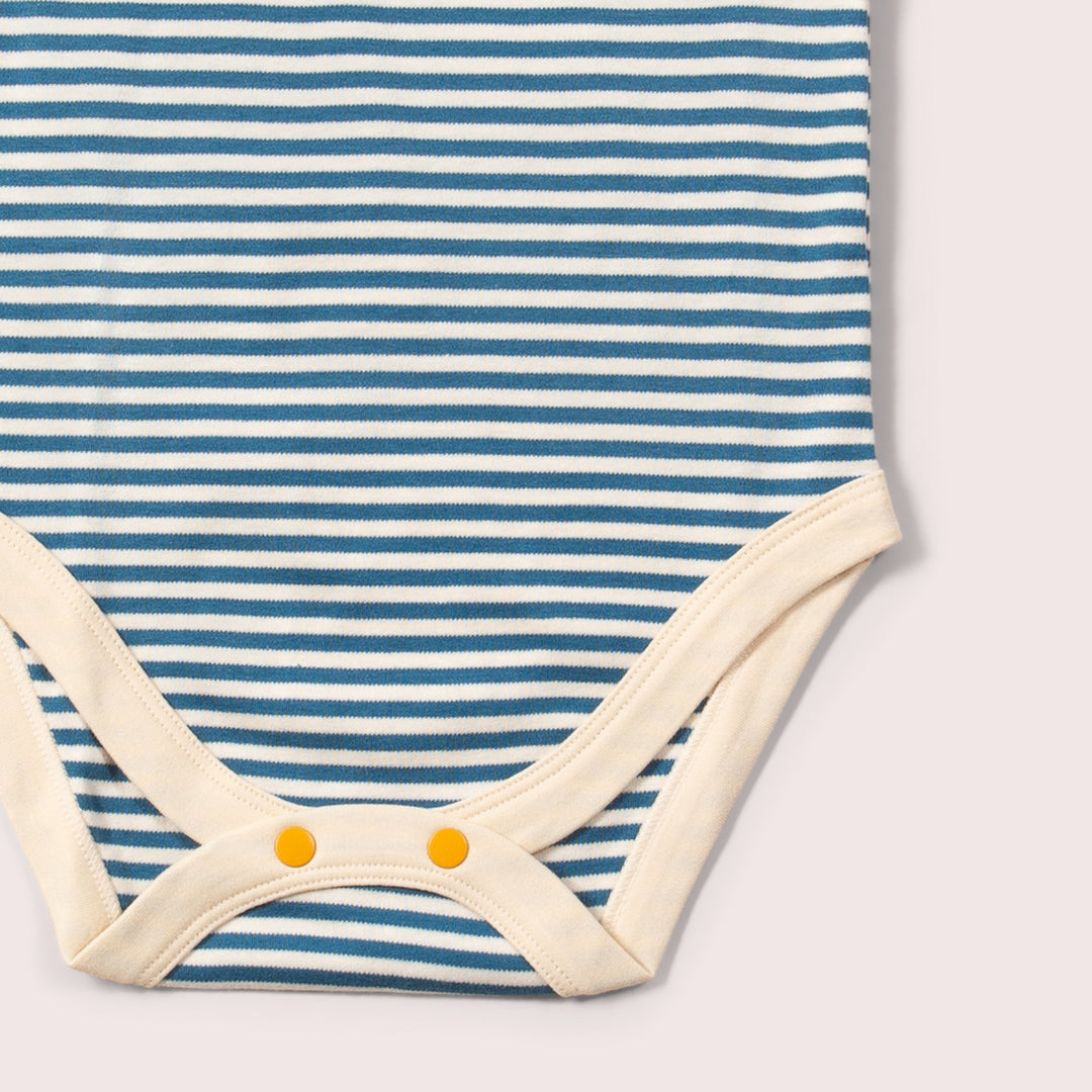 Blue Rainbows Organic Baby Bodysuit Set 2 Pack