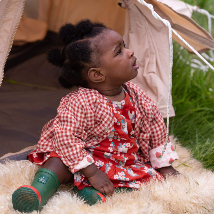 Little Rabbits Ruffle Romper