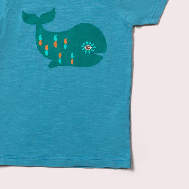 Blue Whale Short Sleeve T Shirt