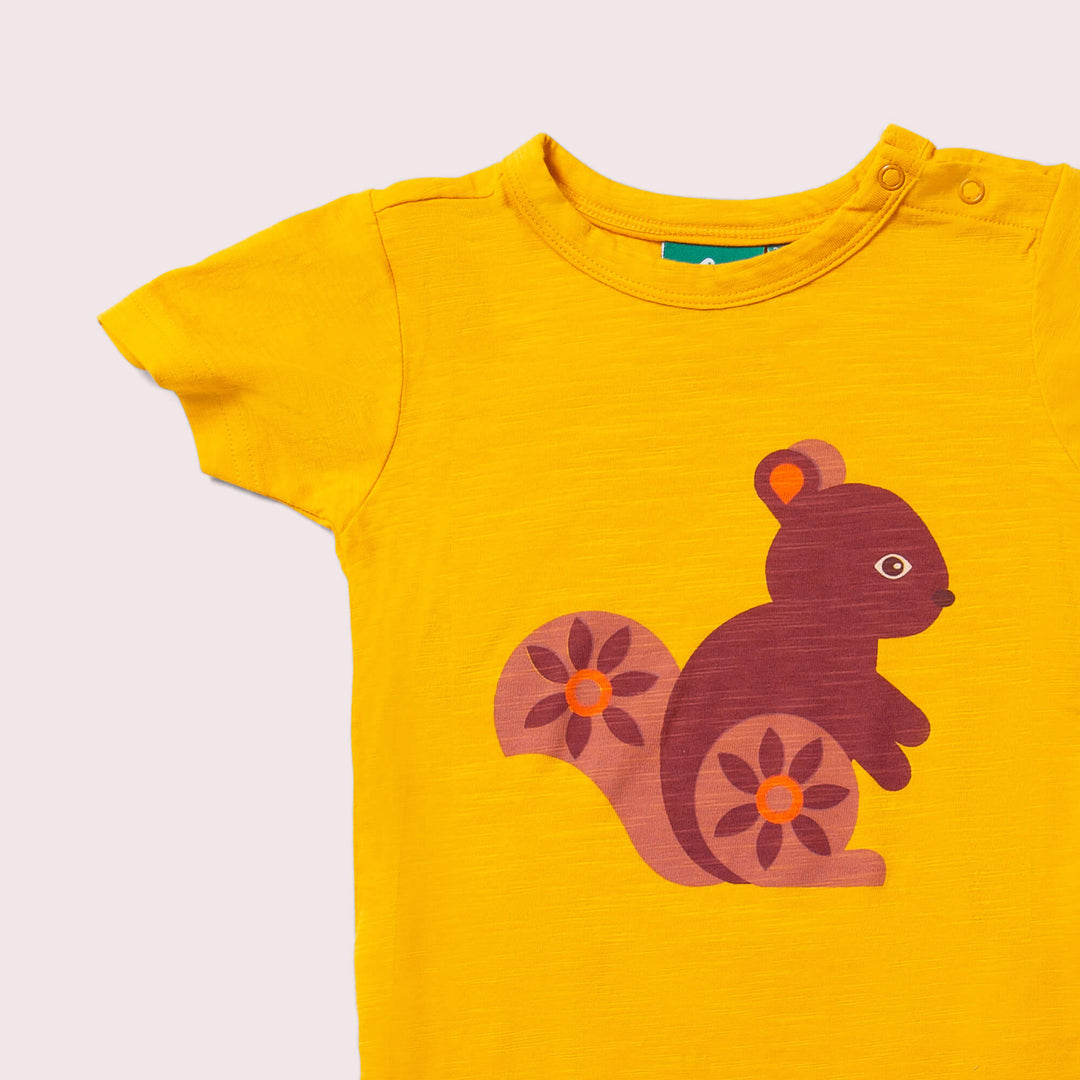 Golden Squirrel Short Sleeve T Shirt