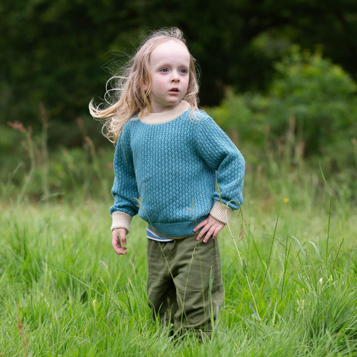 From One To Another Soft Blue Knitted Jumper