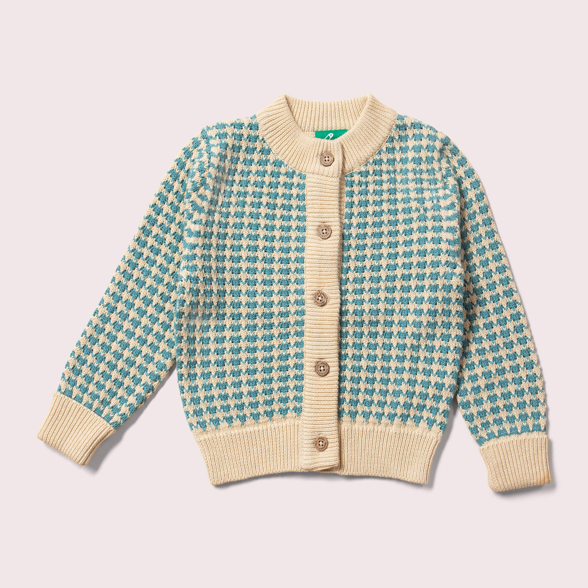 From One To Another Blue Striped Knitted Cardigan
