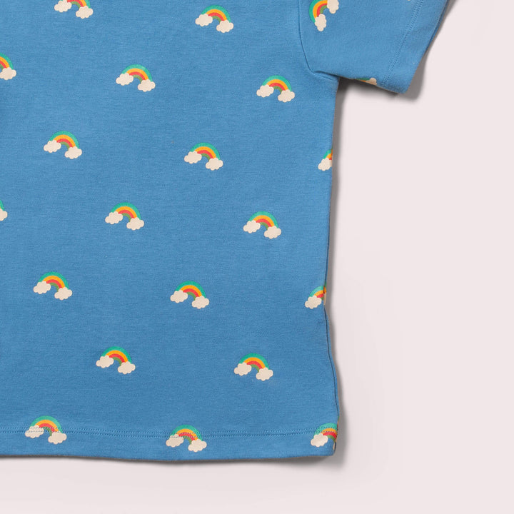 Blue Rainbows Short Sleeve T Shirt