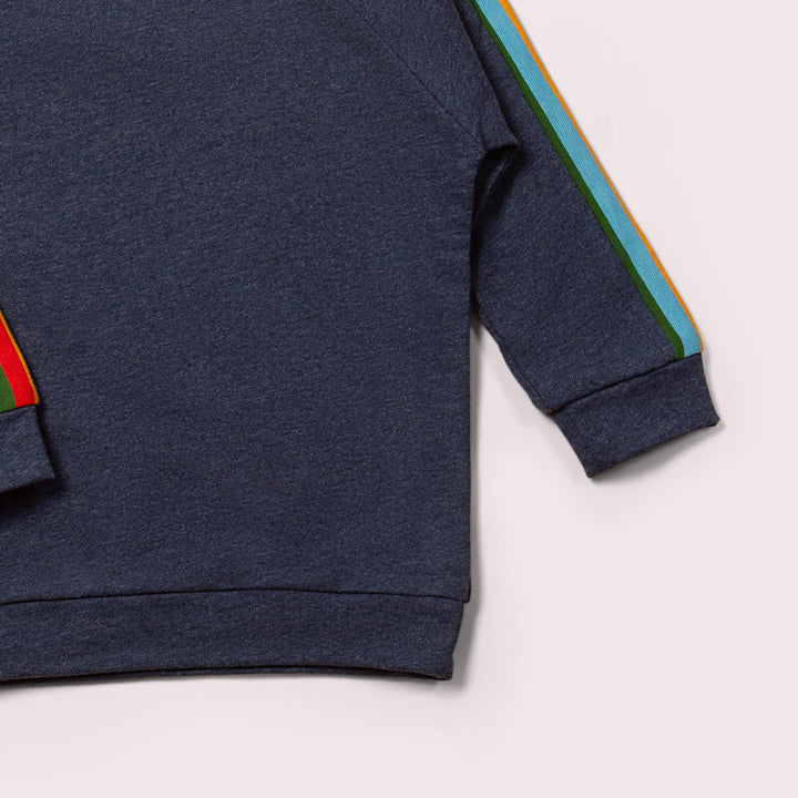 Navy Rainbow Raglan Sweatshirt