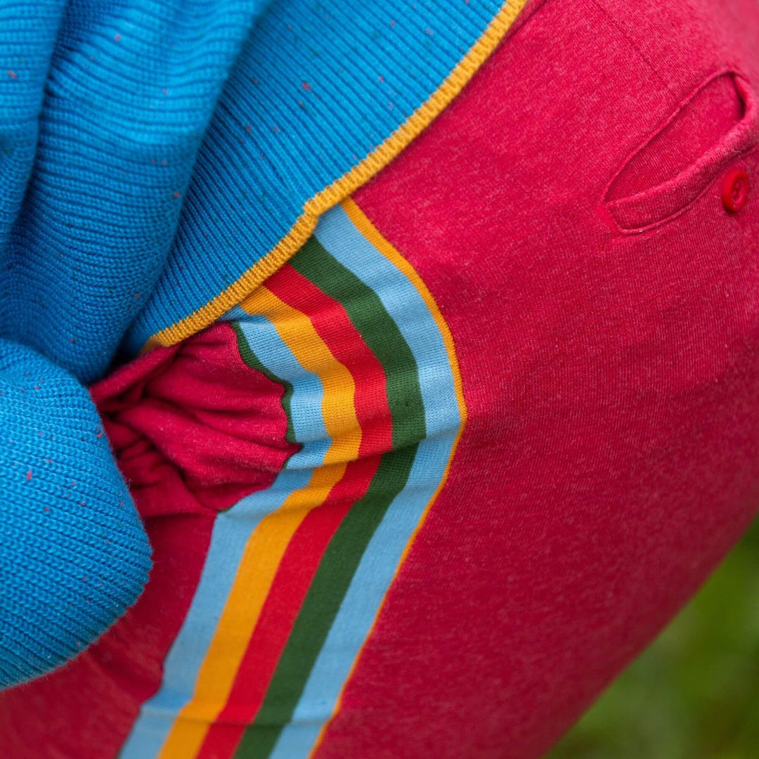 Red Rainbow Comfy Jogger Shorts