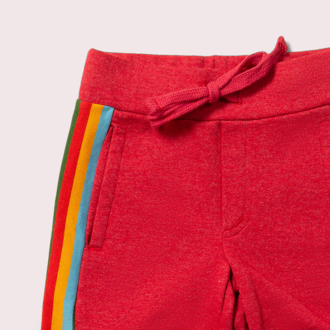 Red Rainbow Comfy Jogger Shorts