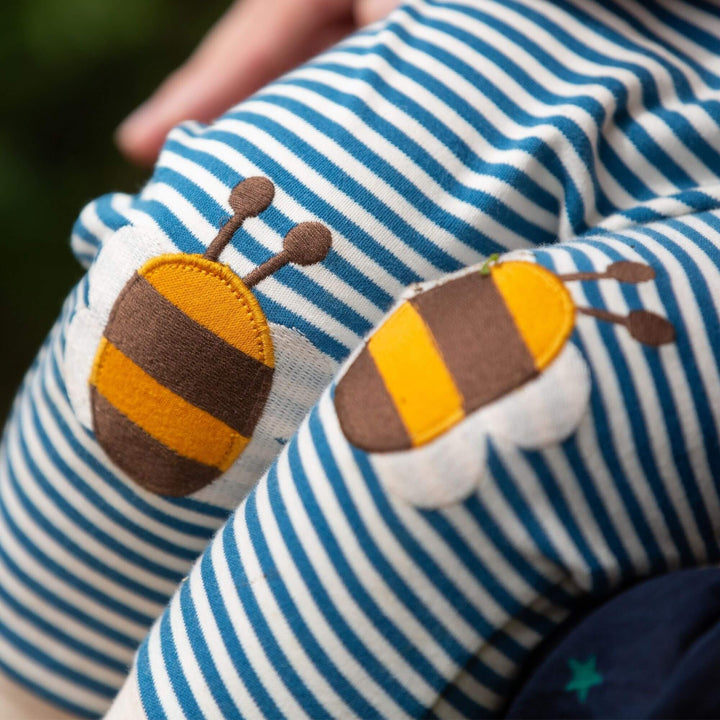 Bees Knees Patch Striped Joggers