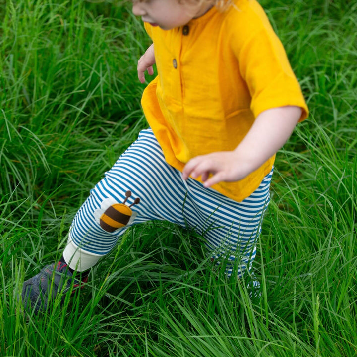 Bees Knees Patch Striped Joggers