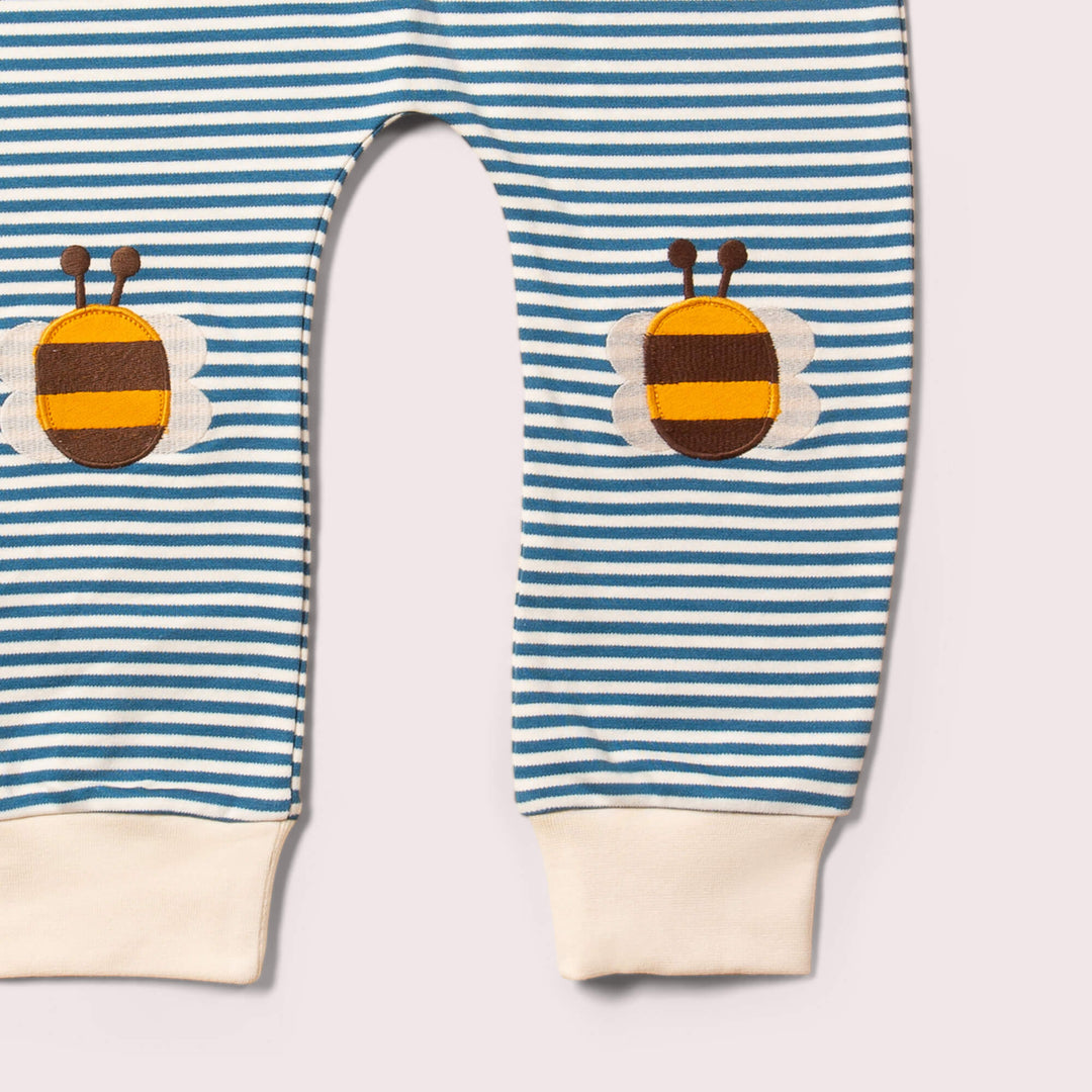 Bees Knees Patch Striped Joggers