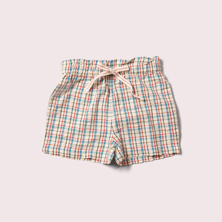 Checked Seersucker By The Sea Shorts