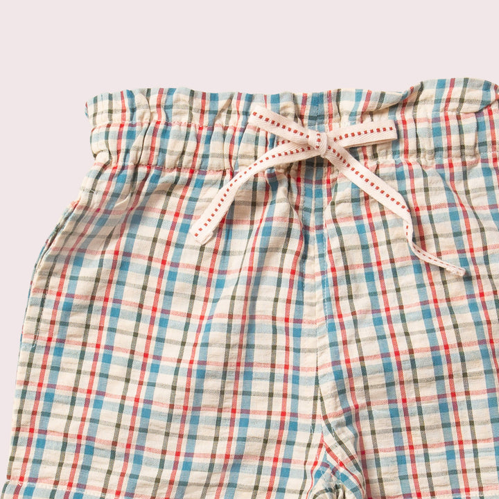 Checked Seersucker By The Sea Shorts