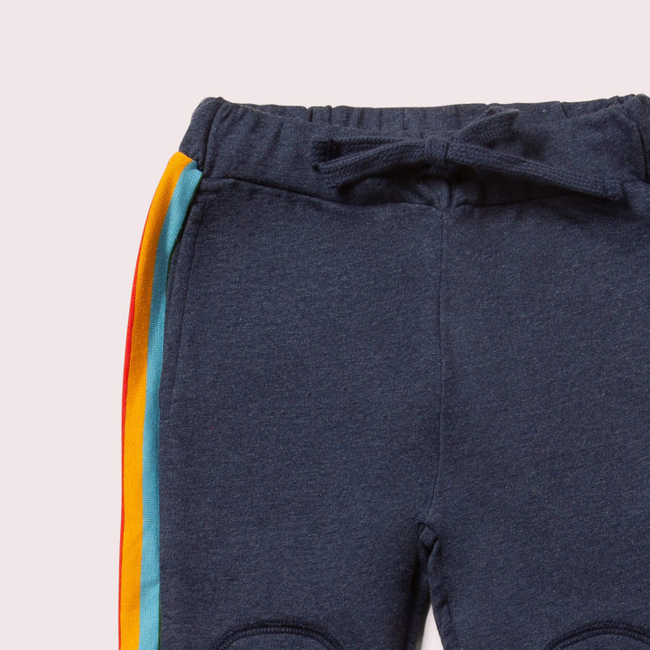 Navy Rainbow Organic Comfy Joggers