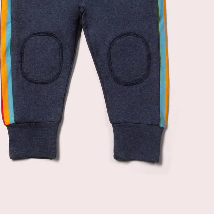 Navy Rainbow Organic Comfy Joggers