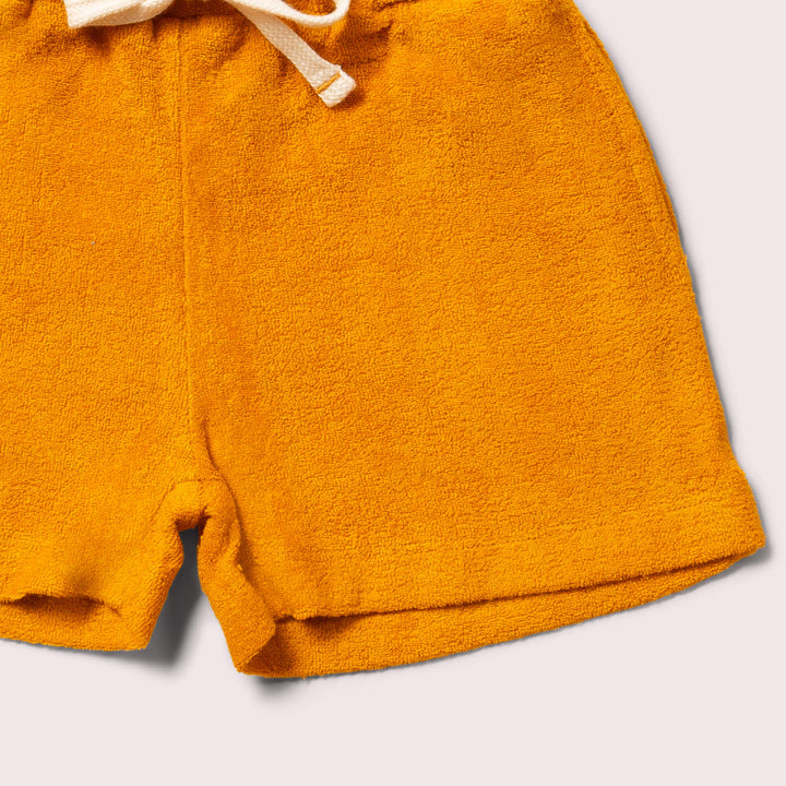 Gold Towelling Shorts